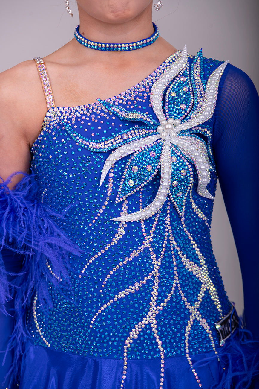 1024 Brand New Petite Ballroom/Sequence Dress Range. Modelled by our very talented ❤️Lacey Lonergan❤️Designed & created for the Petite Junior Dancer. Affordable dresses for the New Junior Ballroom/Sequence Competition Dancer