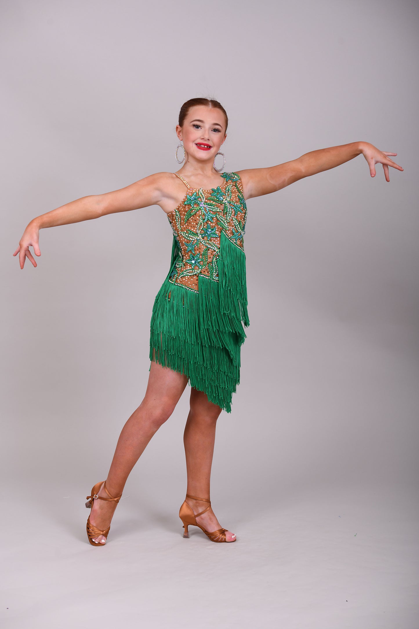 1024L Brand New Petite Latin Dress Range. Designed & created for the New Petite Junior Dancer. Modelled by our very talented ❤️Lacey Lonergan❤️Affordable dresses for the New Junior Latin Competition Dancer