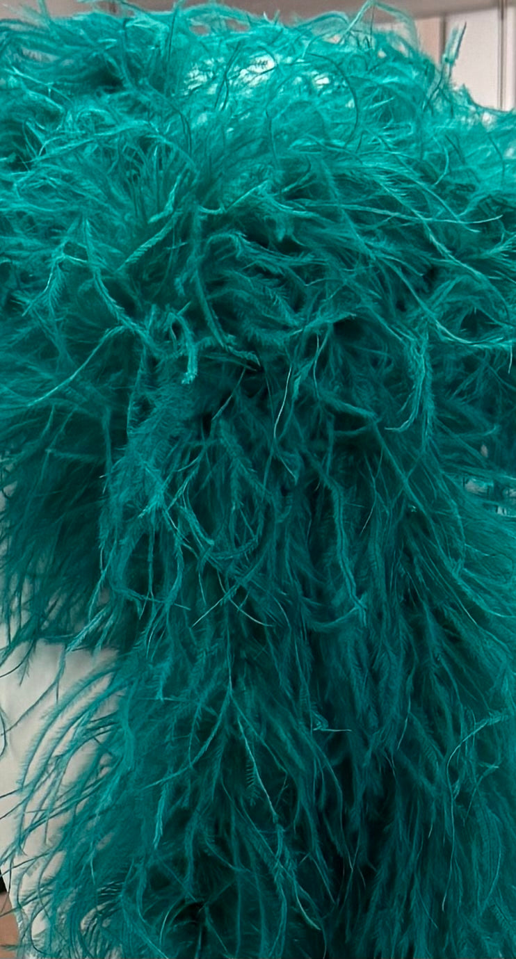 MANDY 4-5Ply Ostrich Feather Boa V53 ❗️The product is sold in approximately 1/2 Metre Lengths (47cm-50cm)❗️Quantities up to 4 will be sent in 1 piece‼️Quantity 4 =1 Full Boa measuring 1.9 metres‼️