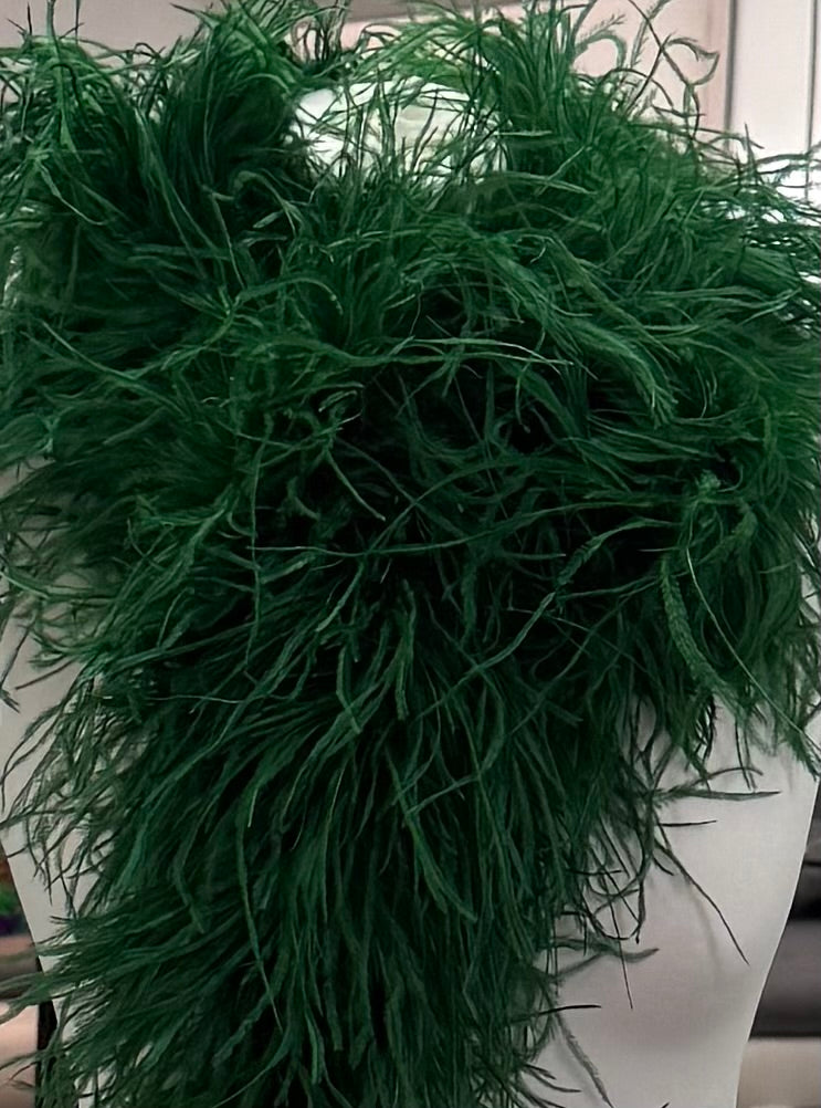 MANDY 4-5Ply Ostrich Feather Boa V53 ❗️The product is sold in approximately 1/2 Metre Lengths (47cm-50cm)❗️Quantities up to 4 will be sent in 1 piece‼️Quantity 4 =1 Full Boa measuring 1.9 metres‼️