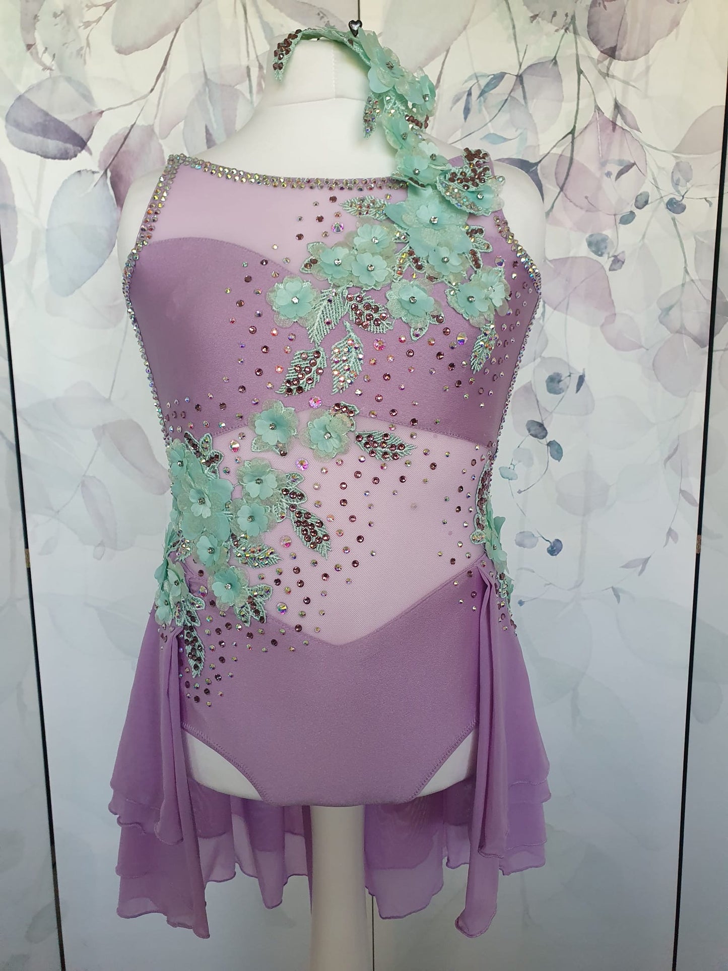275 Lavender Lyrical Stage Dance Dress