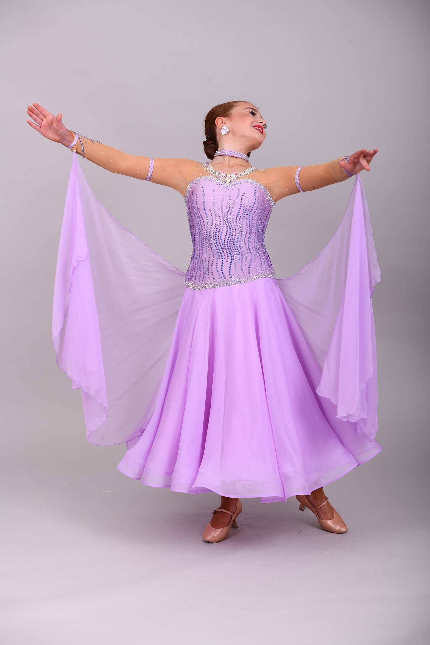 1024 Brand New Petite Ballroom/Sequence Dress Range. Modelled by our very talented ❤️Lacey Lonergan❤️Designed & created for the Petite Junior Dancer. Affordable dresses for the New Junior Ballroom/Sequence Competition Dancer