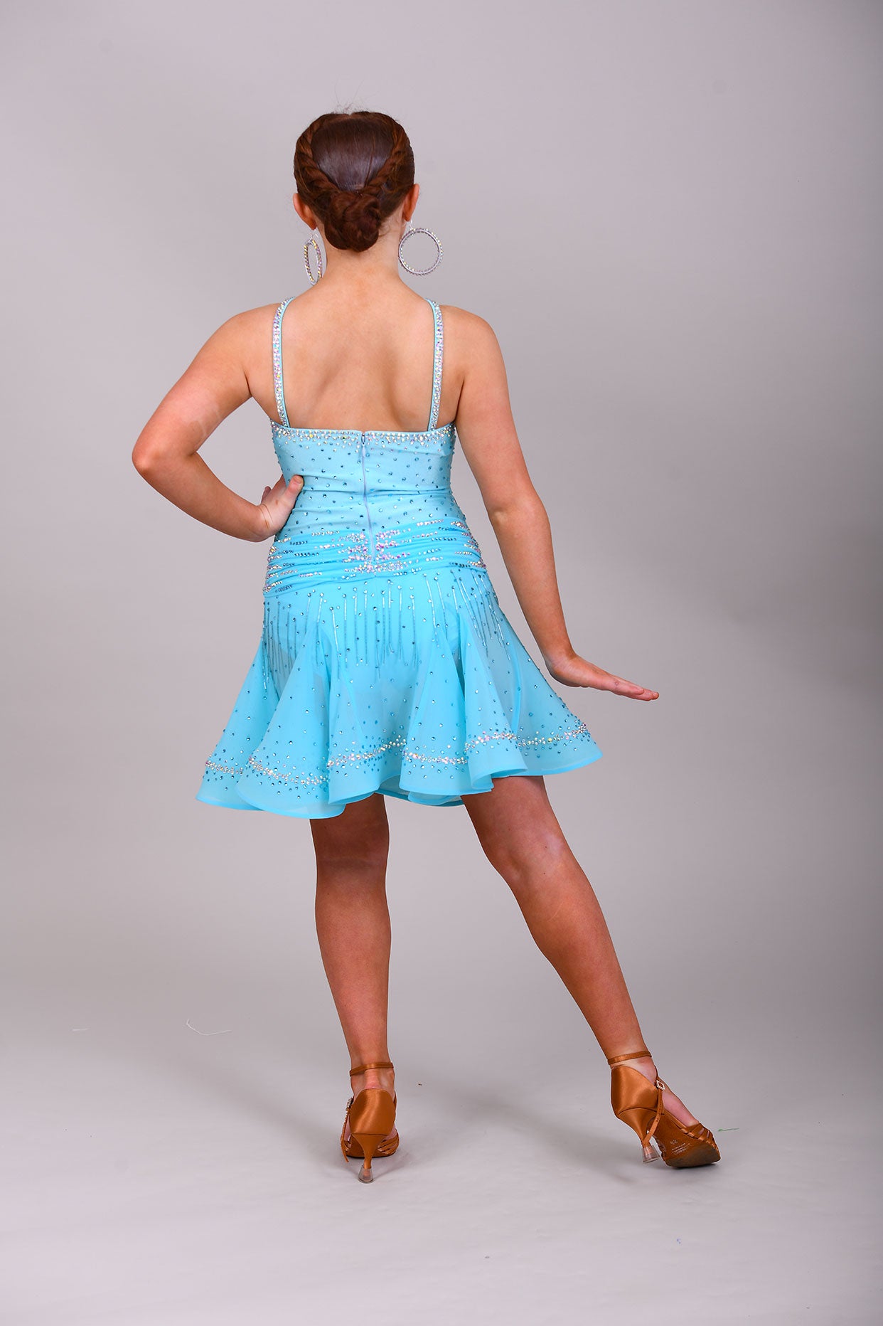 1024L Brand New Petite Latin Dress Range. Designed & created for the New Petite Junior Dancer. Modelled by our very talented ❤️Lacey Lonergan❤️Affordable dresses for the New Junior Latin Competition Dancer