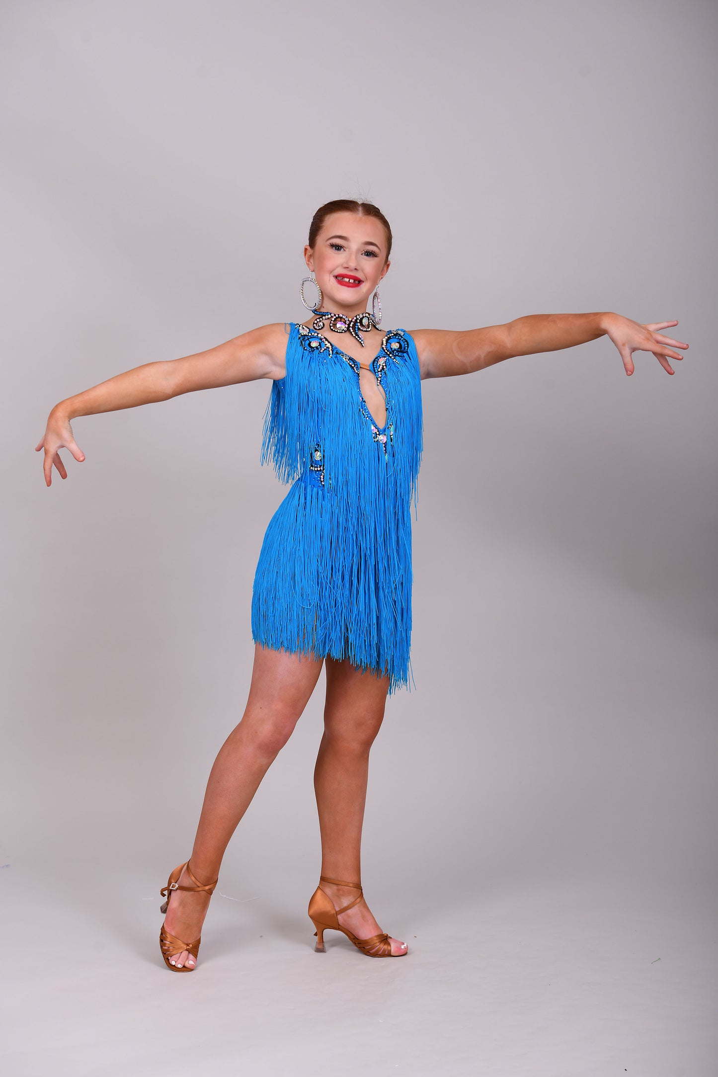 1024L Brand New Petite Latin Dress Range. Designed & created for the New Petite Junior Dancer. Modelled by our very talented ❤️Lacey Lonergan❤️Affordable dresses for the New Junior Latin Competition Dancer