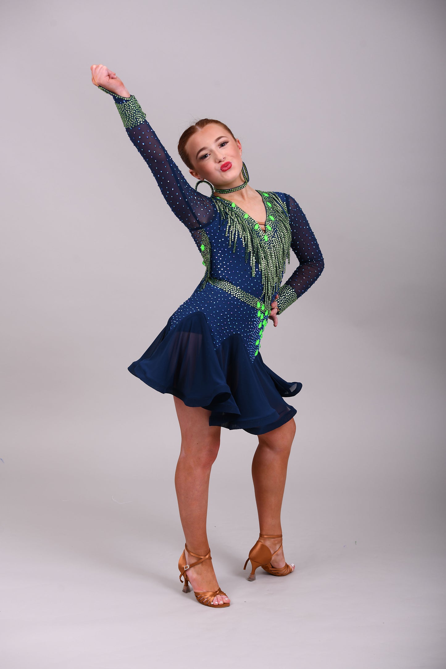 1024L Brand New Petite Latin Dress Range. Designed & created for the New Petite Junior Dancer. Modelled by our very talented ❤️Lacey Lonergan❤️Affordable dresses for the New Junior Latin Competition Dancer