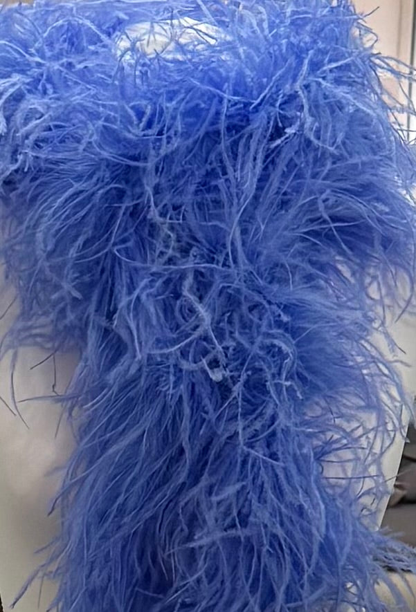 MANDY 4-5Ply Ostrich Feather Boa V53 ❗️The product is sold in approximately 1/2 Metre Lengths (47cm-50cm)❗️Quantities up to 4 will be sent in 1 piece‼️Quantity 4 =1 Full Boa measuring 1.9 metres‼️