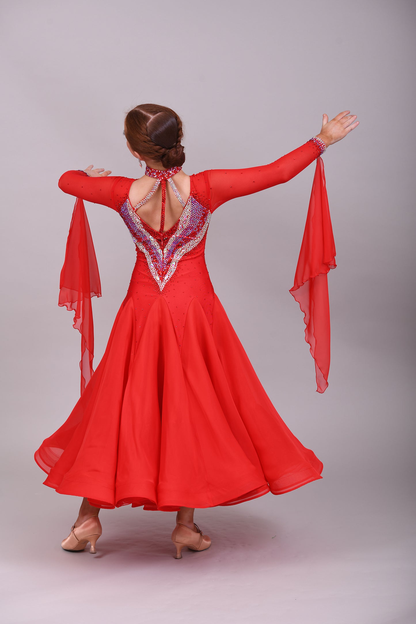 1024 Brand New Petite Ballroom/Sequence Dress Range. Modelled by our very talented ❤️Lacey Lonergan❤️Designed & created for the Petite Junior Dancer. Affordable dresses for the New Junior Ballroom/Sequence Competition Dancer