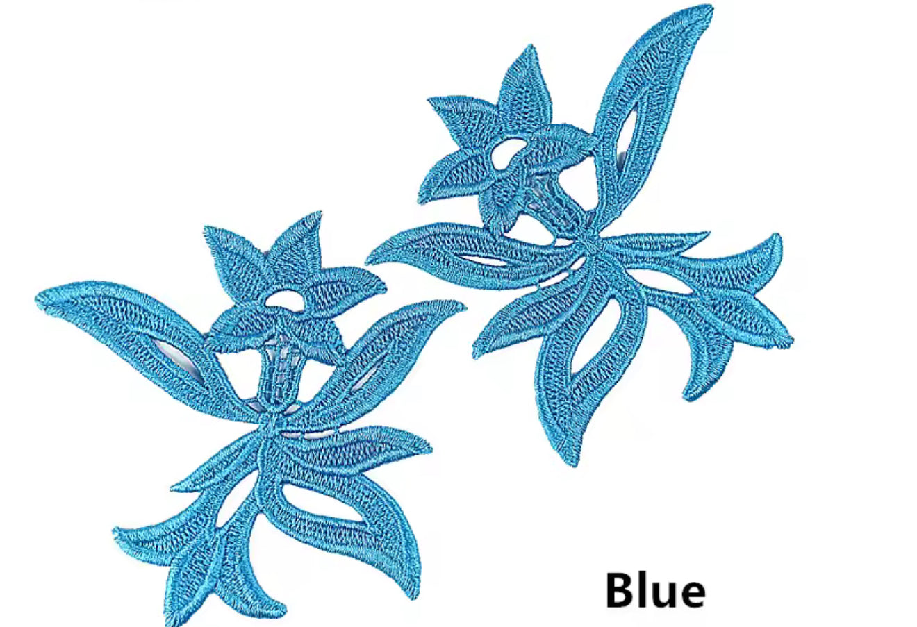Amelia 1 Flower Pairs Appliqué (M106P)