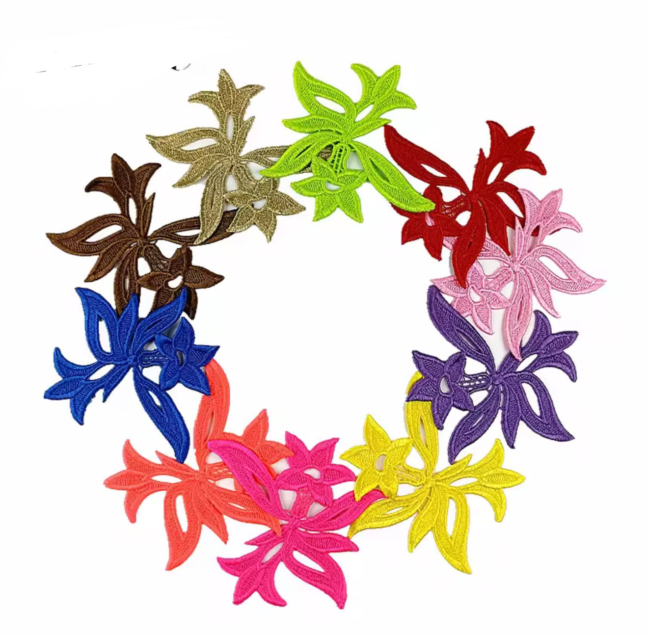 Amelia 1 Flower Pairs Appliqué (M106P)
