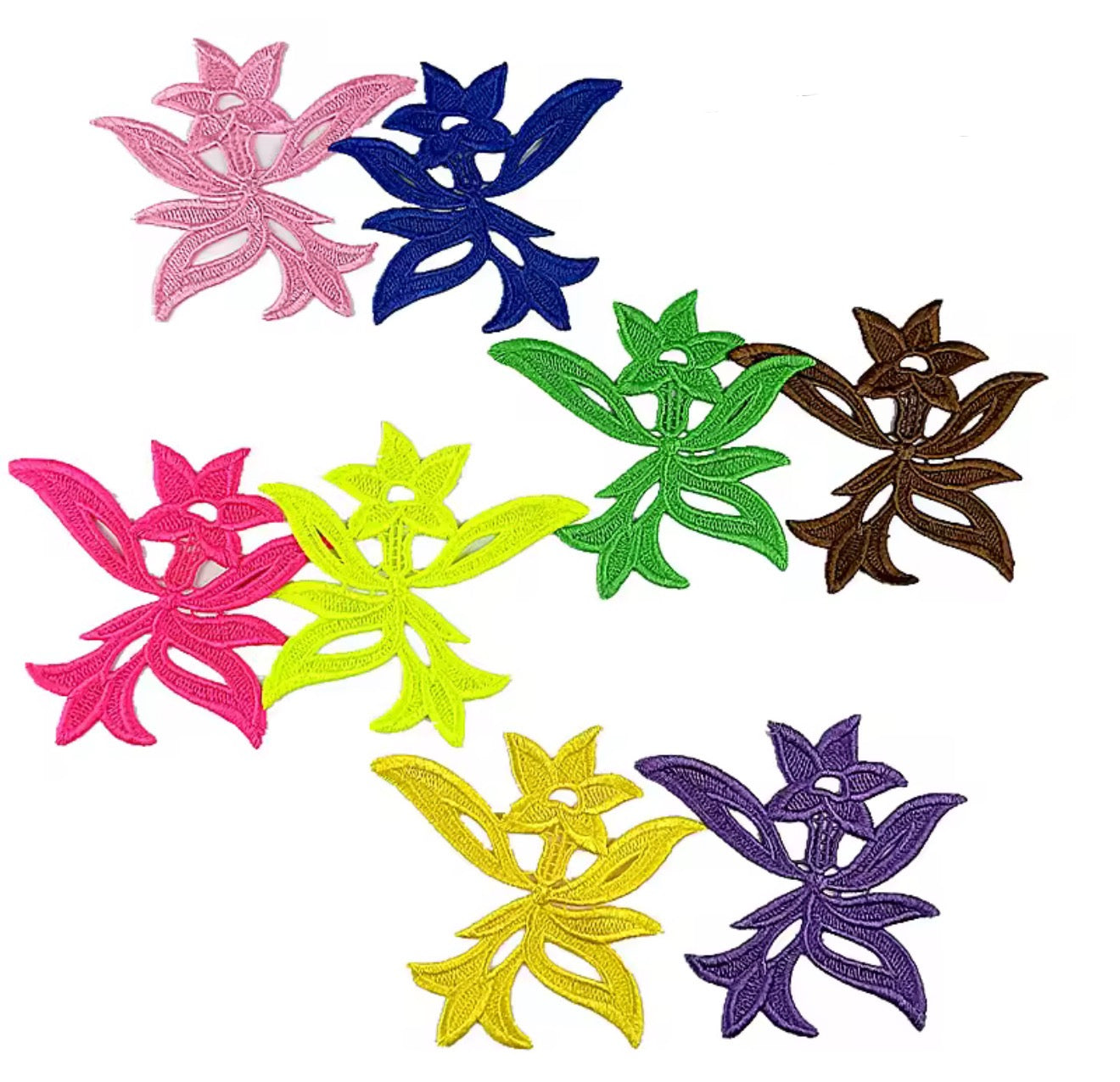 Amelia 1 Flower Pairs Appliqué (M106P)
