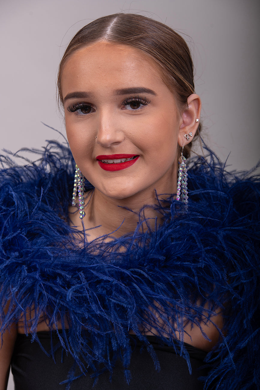 MANDY 4-5Ply Ostrich Feather Boa V53 ❗️The product is sold in approximately 1/2 Metre Lengths (47cm-50cm)❗️Quantities up to 4 will be sent in 1 piece‼️Quantity 4 =1 Full Boa measuring 1.9 metres‼️