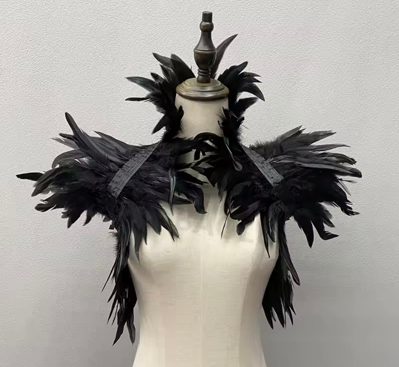 Costume Feather Shawl V001