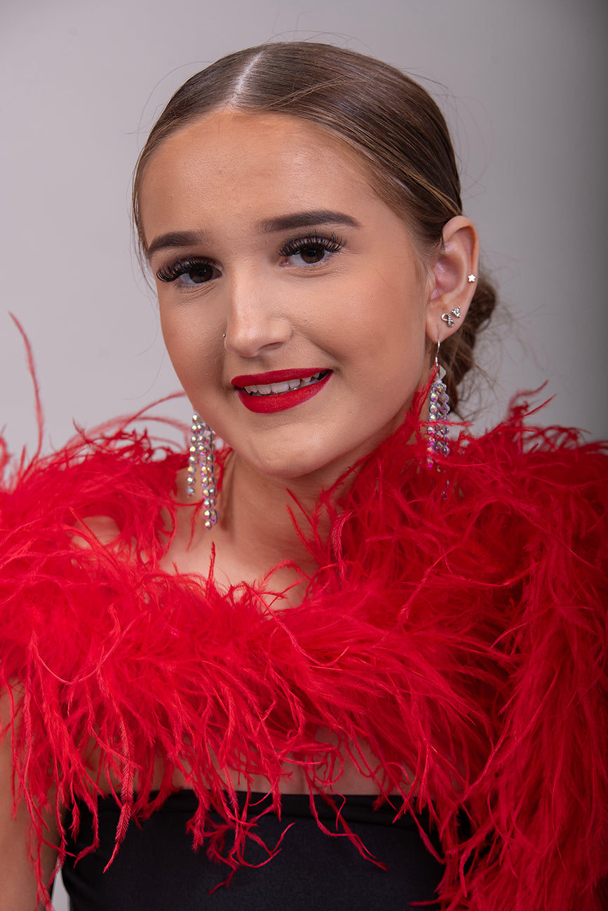MANDY 4-5Ply Ostrich Feather Boa V53 ❗️The product is sold in approximately 1/2 Metre Lengths (47cm-50cm)❗️Quantities up to 4 will be sent in 1 piece‼️Quantity 4 =1 Full Boa measuring 1.9 metres‼️