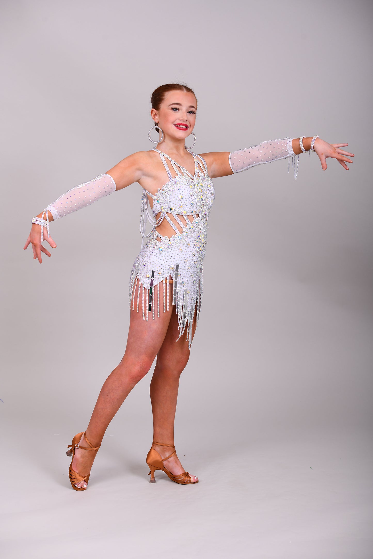 1024L Brand New Petite Latin Dress Range. Designed & created for the New Petite Junior Dancer. Modelled by our very talented ❤️Lacey Lonergan❤️Affordable dresses for the New Junior Latin Competition Dancer