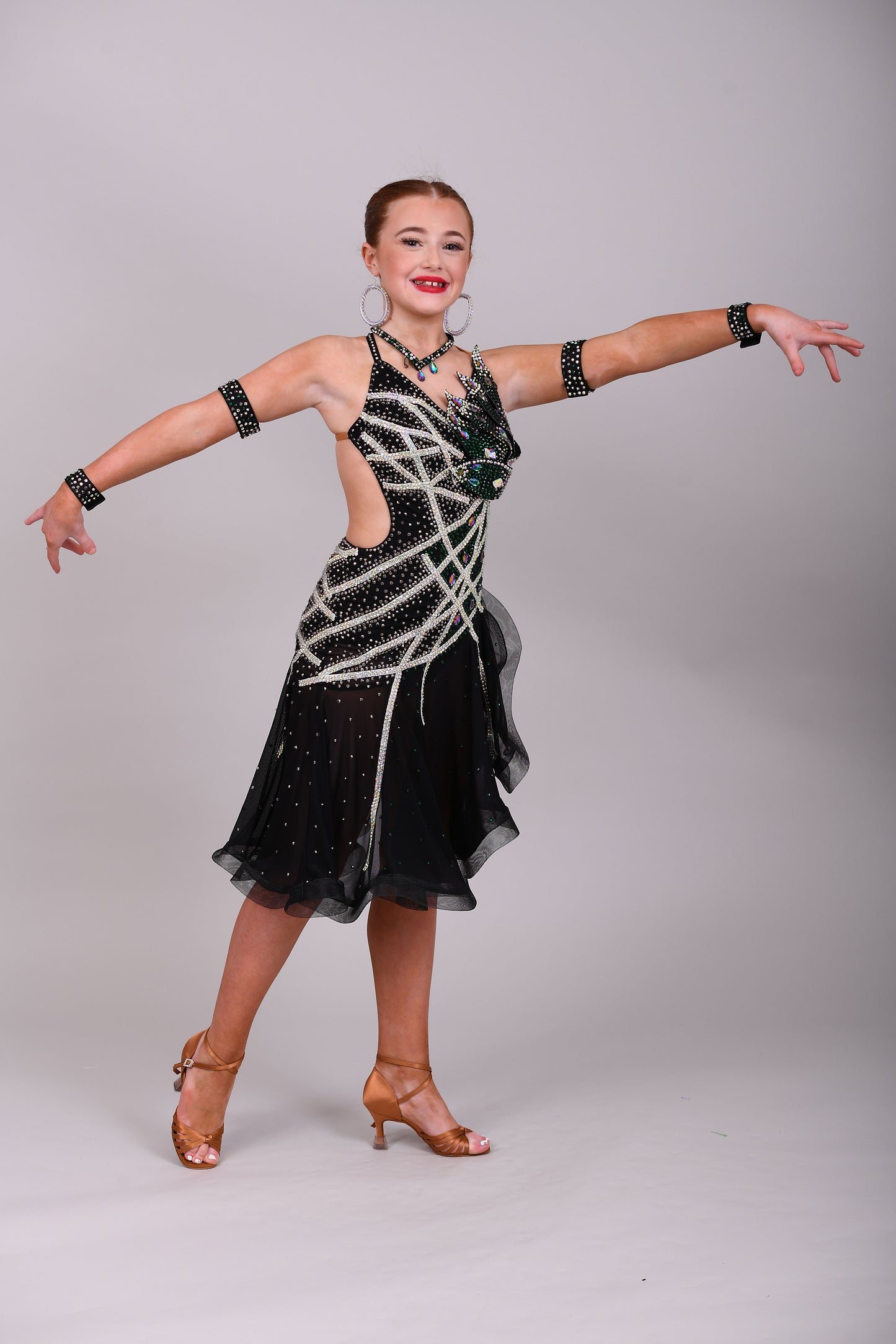 1024L Brand New Petite Latin Dress Range. Designed & created for the New Petite Junior Dancer. Modelled by our very talented ❤️Lacey Lonergan❤️Affordable dresses for the New Junior Latin Competition Dancer