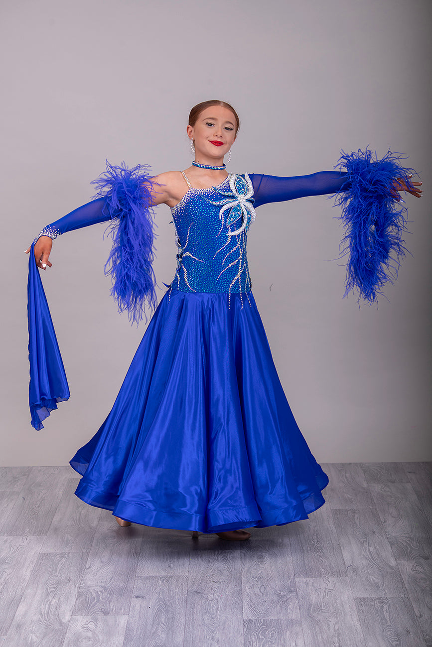 1024 Brand New Petite Ballroom/Sequence Dress Range. Modelled by our very talented ❤️Lacey Lonergan❤️Designed & created for the Petite Junior Dancer. Affordable dresses for the New Junior Ballroom/Sequence Competition Dancer