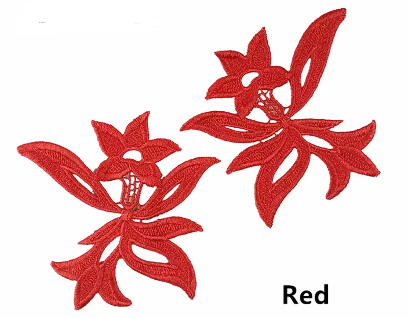 Amelia 1 Flower Pairs Appliqué (M106P)