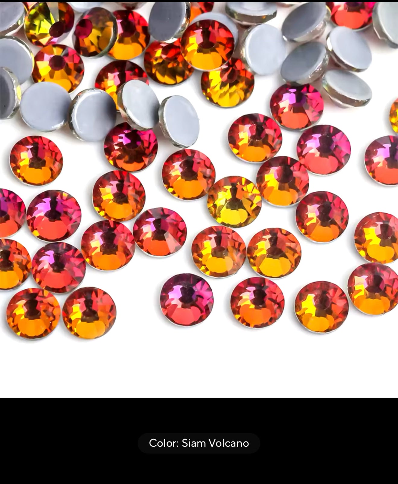 Flat Back Rhinestone SS10 (G75)
