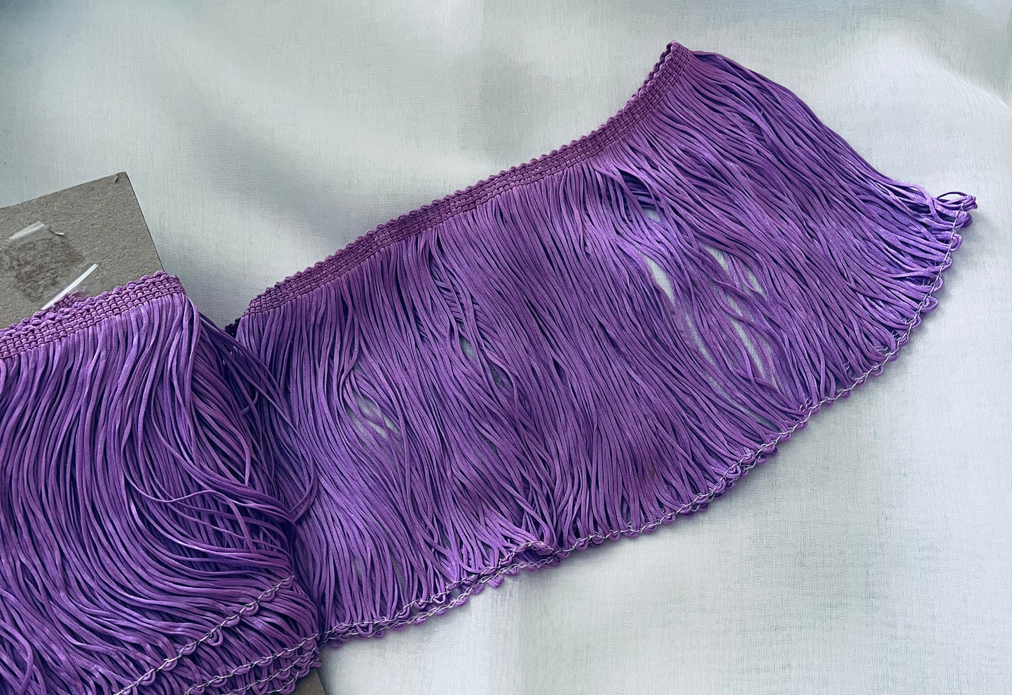V60 Stretch Fringe. Available in 15cm & 30cm widths ❗️This product is sold in 50cm Lengths (1/2 Metre) Multiple order quantities will be sent in 1 piece❗️