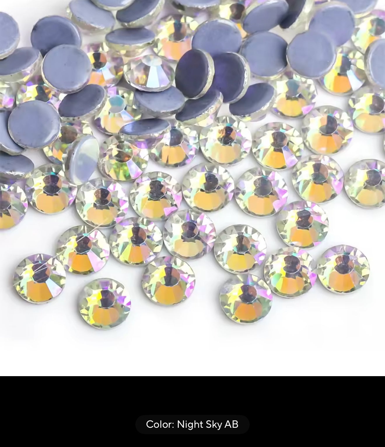 Flat Back Rhinestone SS30 (G78)