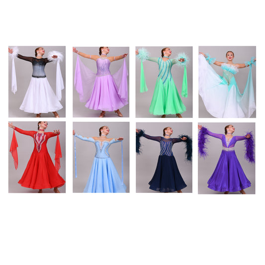 1024 Brand New Petite Ballroom/Sequence Dress Range. Modelled by our very talented ❤️Lacey Lonergan❤️Designed & created for the Petite Junior Dancer. Affordable dresses for the New Junior Ballroom/Sequence Competition Dancer