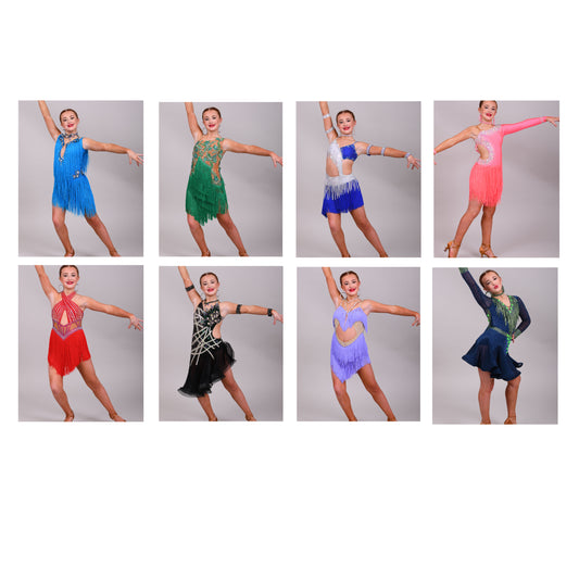 1024L Brand New Petite Latin Dress Range. Designed & created for the New Petite Junior Dancer. Modelled by our very talented ❤️Lacey Lonergan❤️Affordable dresses for the New Junior Latin Competition Dancer
