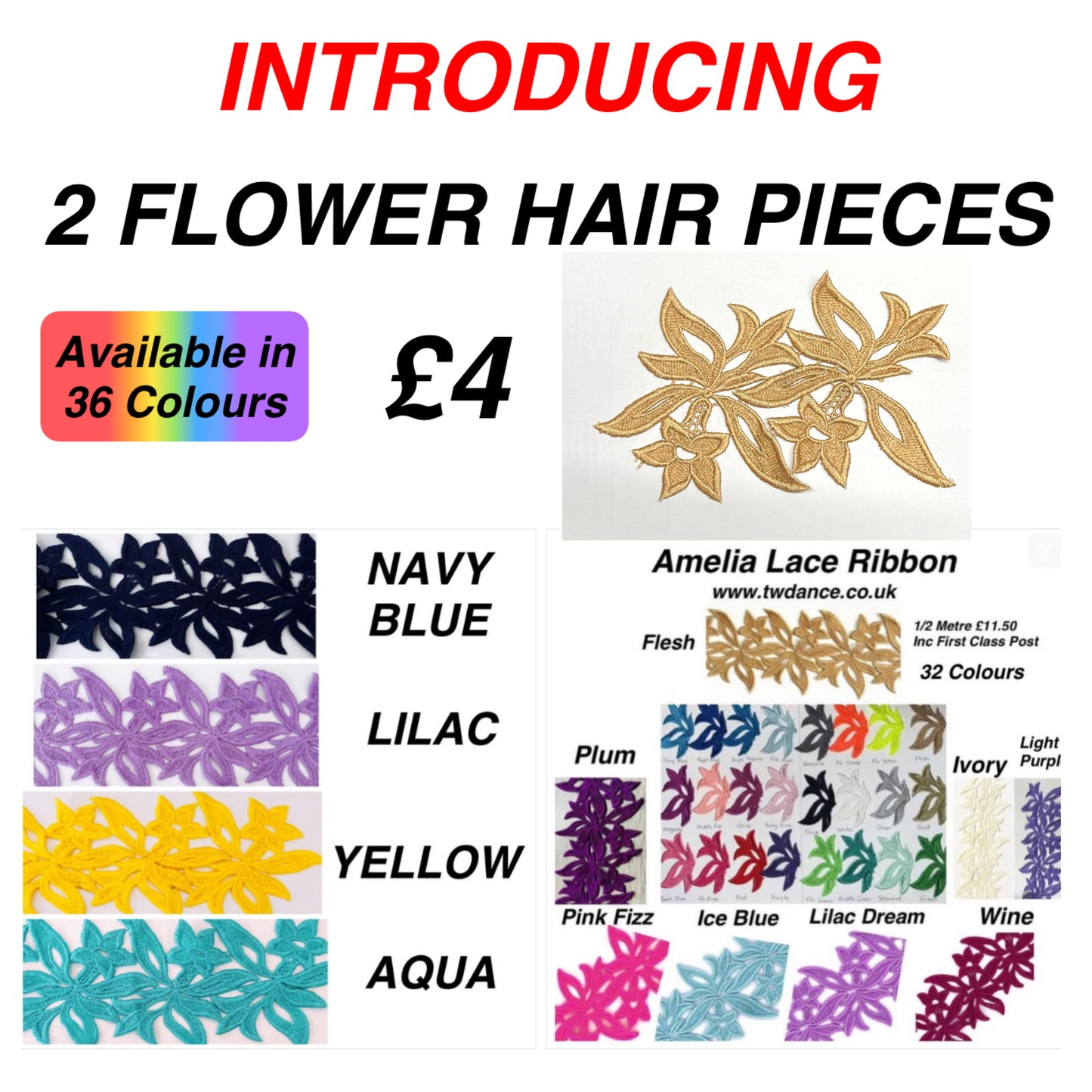 Amelia Lace Ribbon (M106)