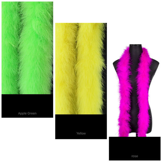 V31 Jodie Marabou Feather Boa ❗️The product is sold in 1 Metre Lengths (100cm)❗️Quantities up to 2 will be sent in 1 piece (200cm)❗️