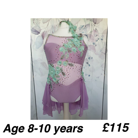 275 Lavender Lyrical Stage Dance Dress