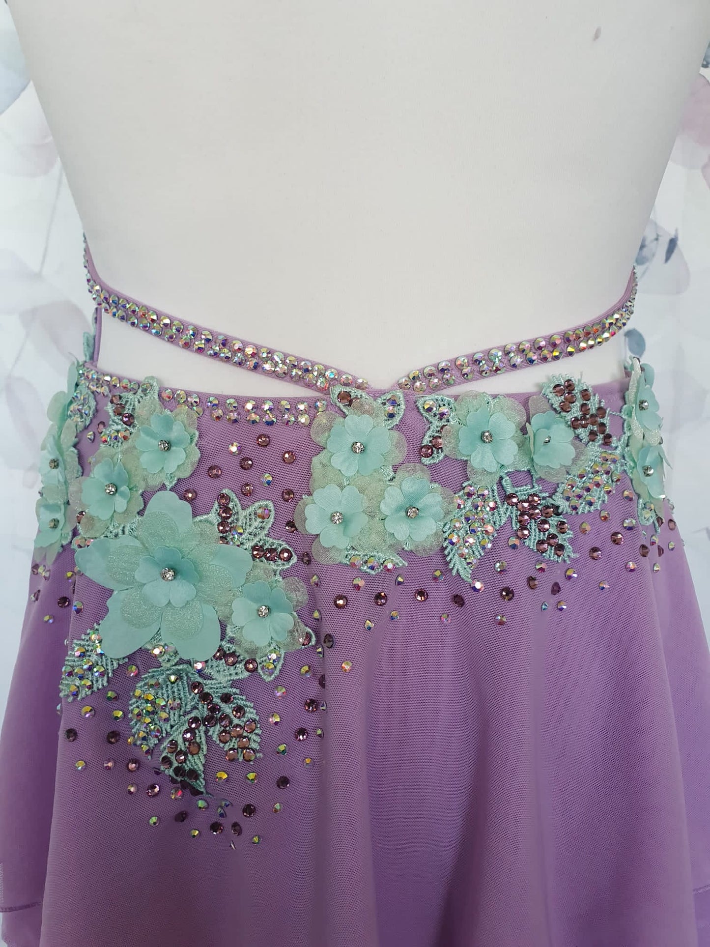 275 Lavender Lyrical Stage Dance Dress