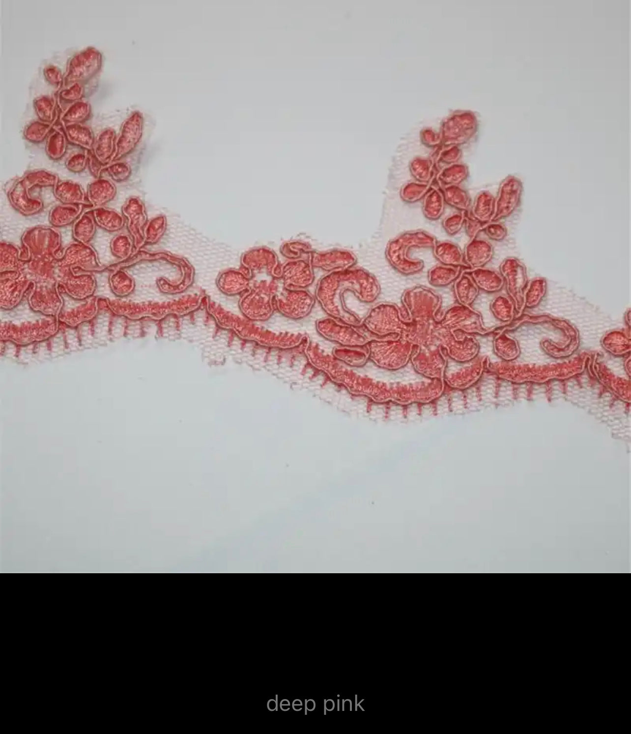 Mia Embroidered Lace Trim (M117)