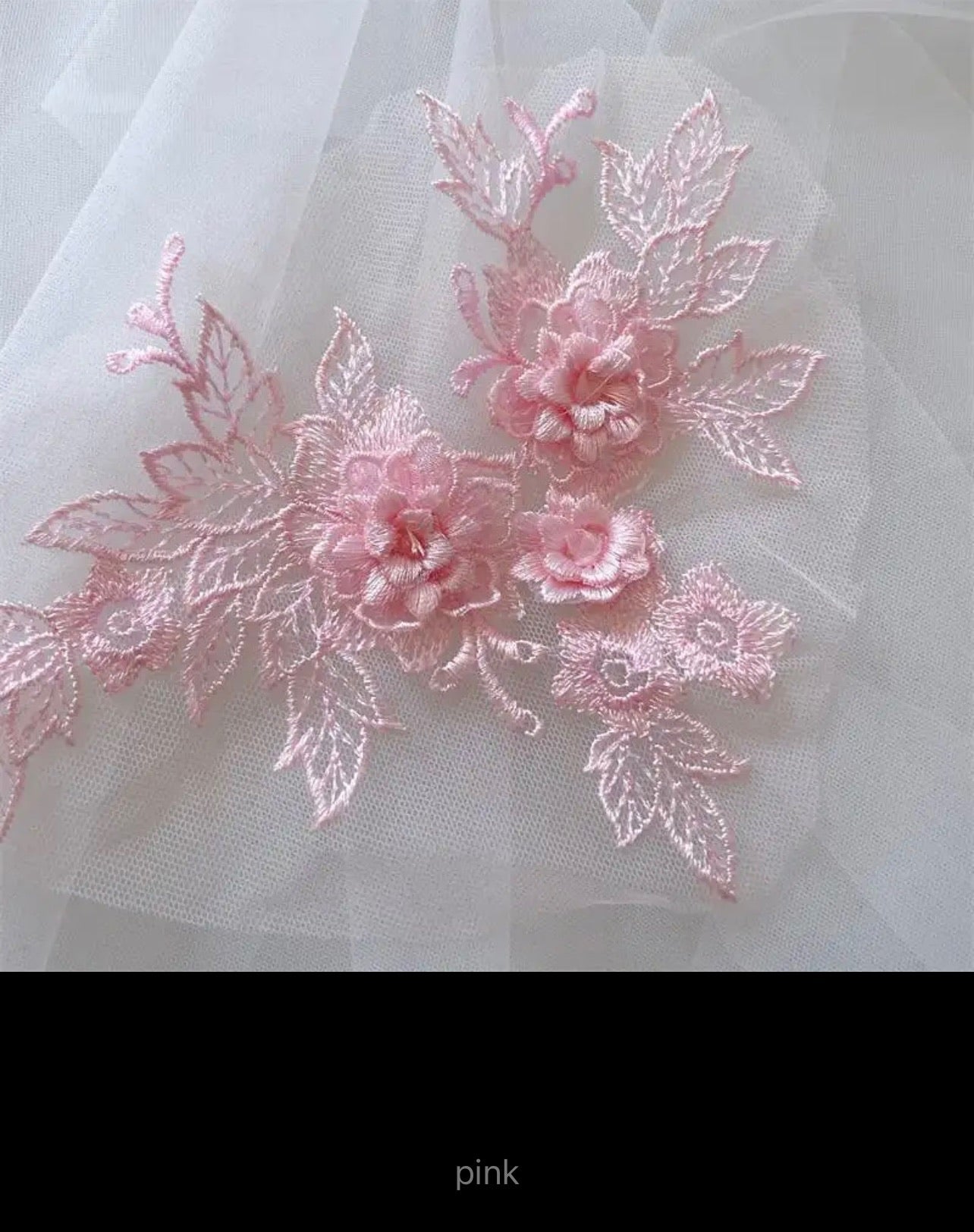 Ava 3D Lace Applique (M111)