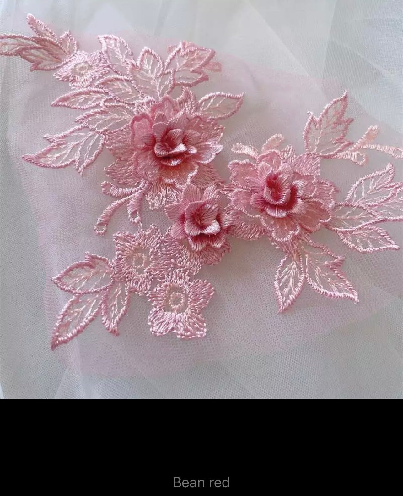 Ava 3D Lace Applique (M111)