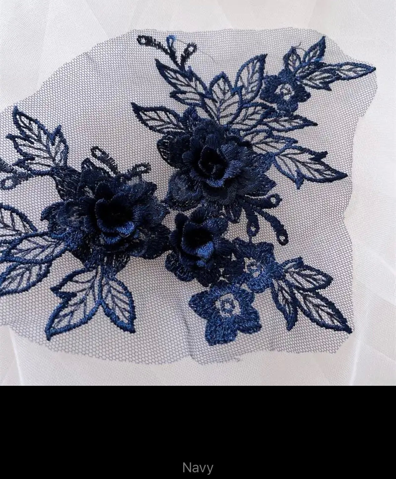 Ava 3D Lace Applique (M111)