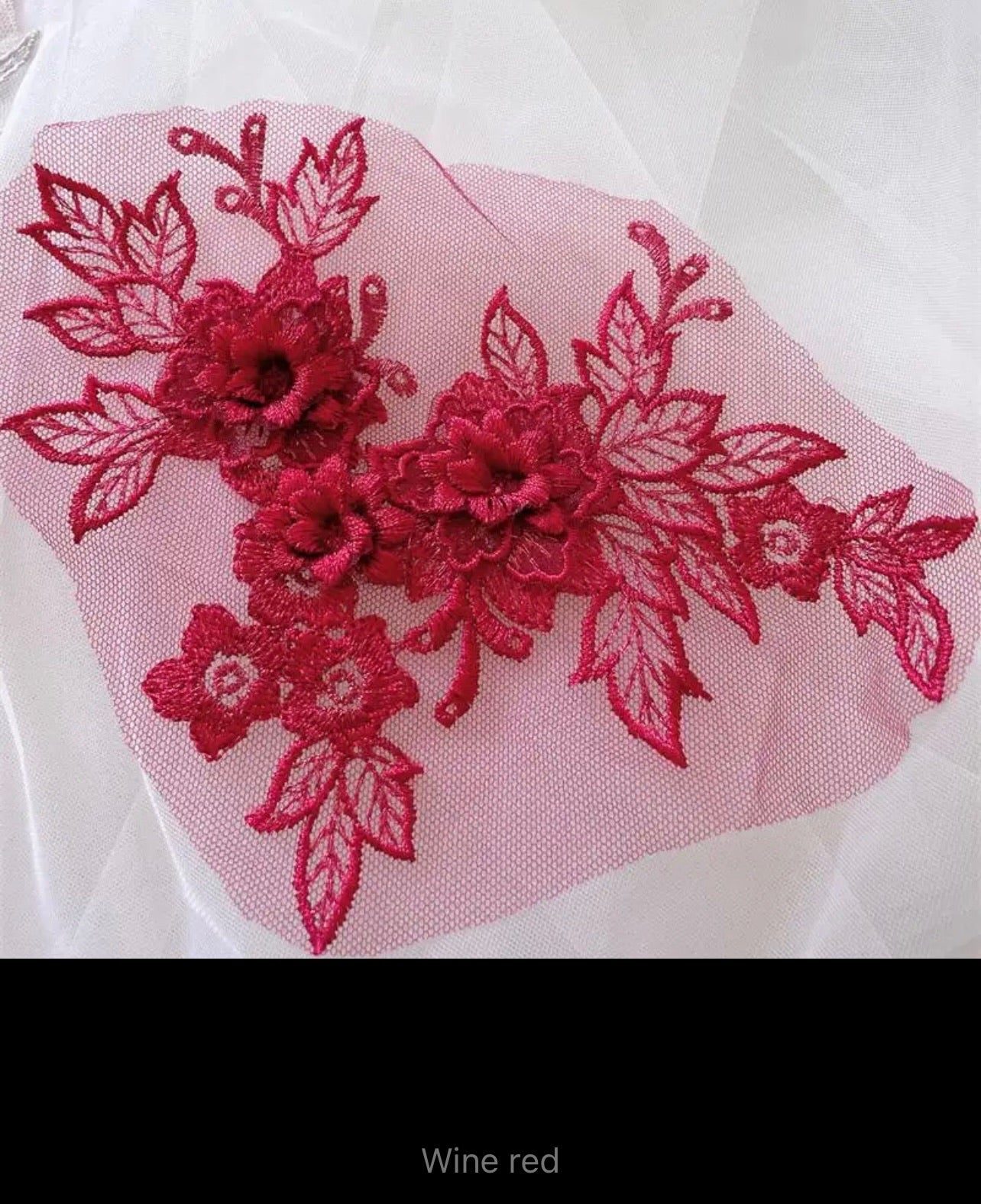 Ava 3D Lace Applique (M111)
