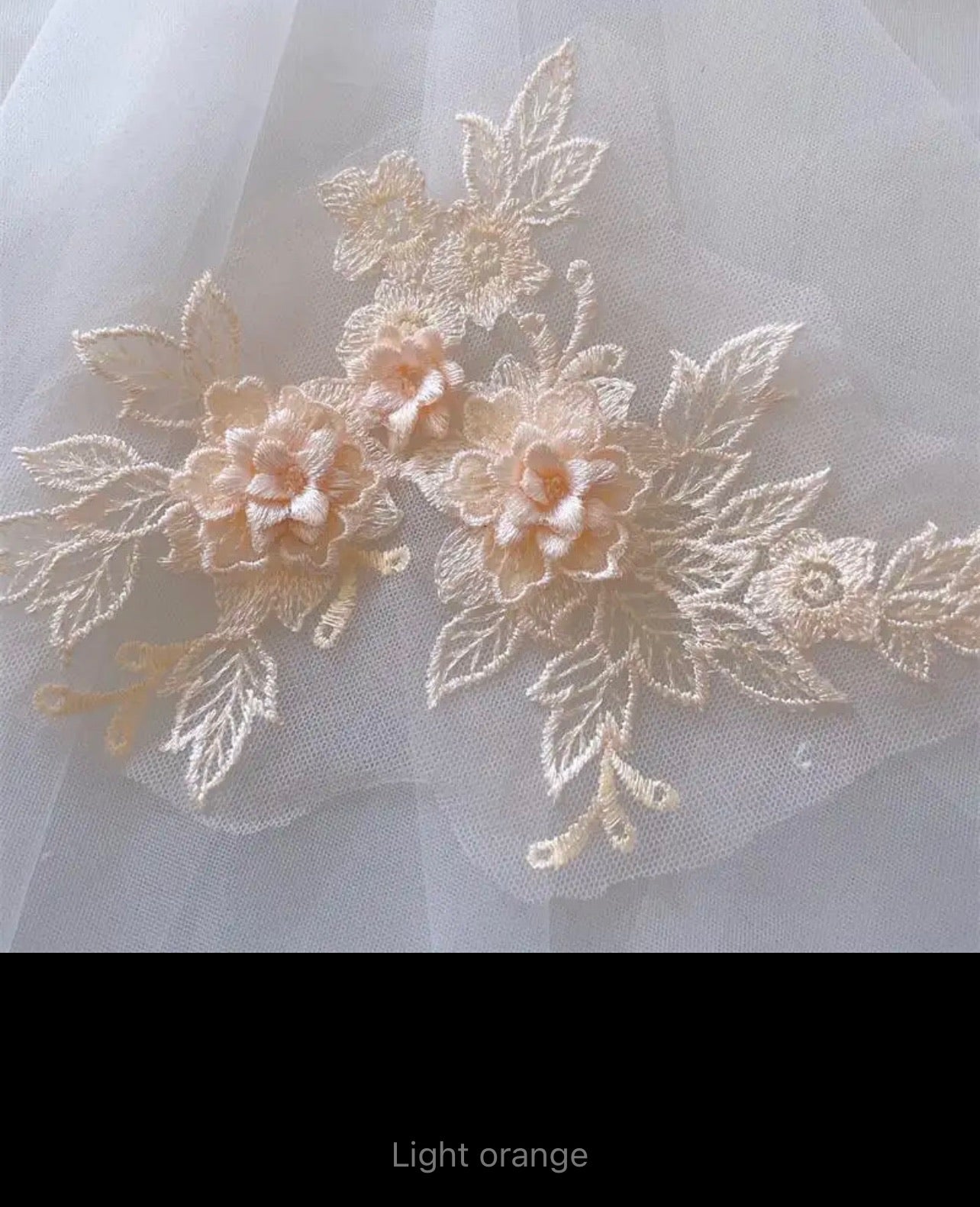 Ava 3D Lace Applique (M111)