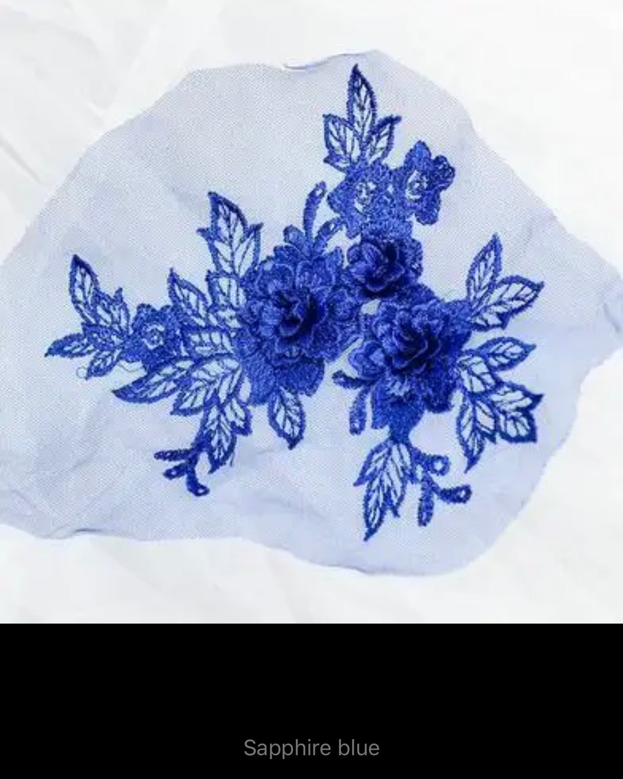Ava 3D Lace Applique (M111)