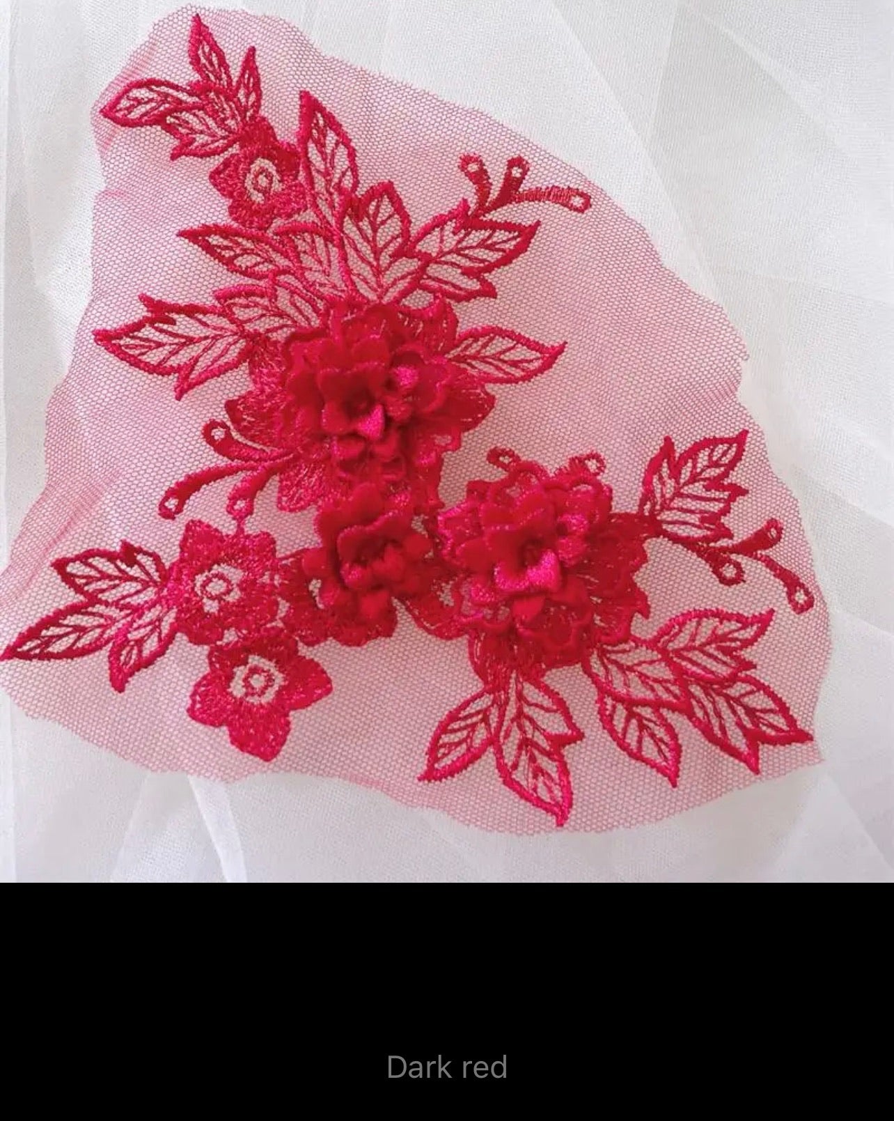 Ava 3D Lace Applique (M111)