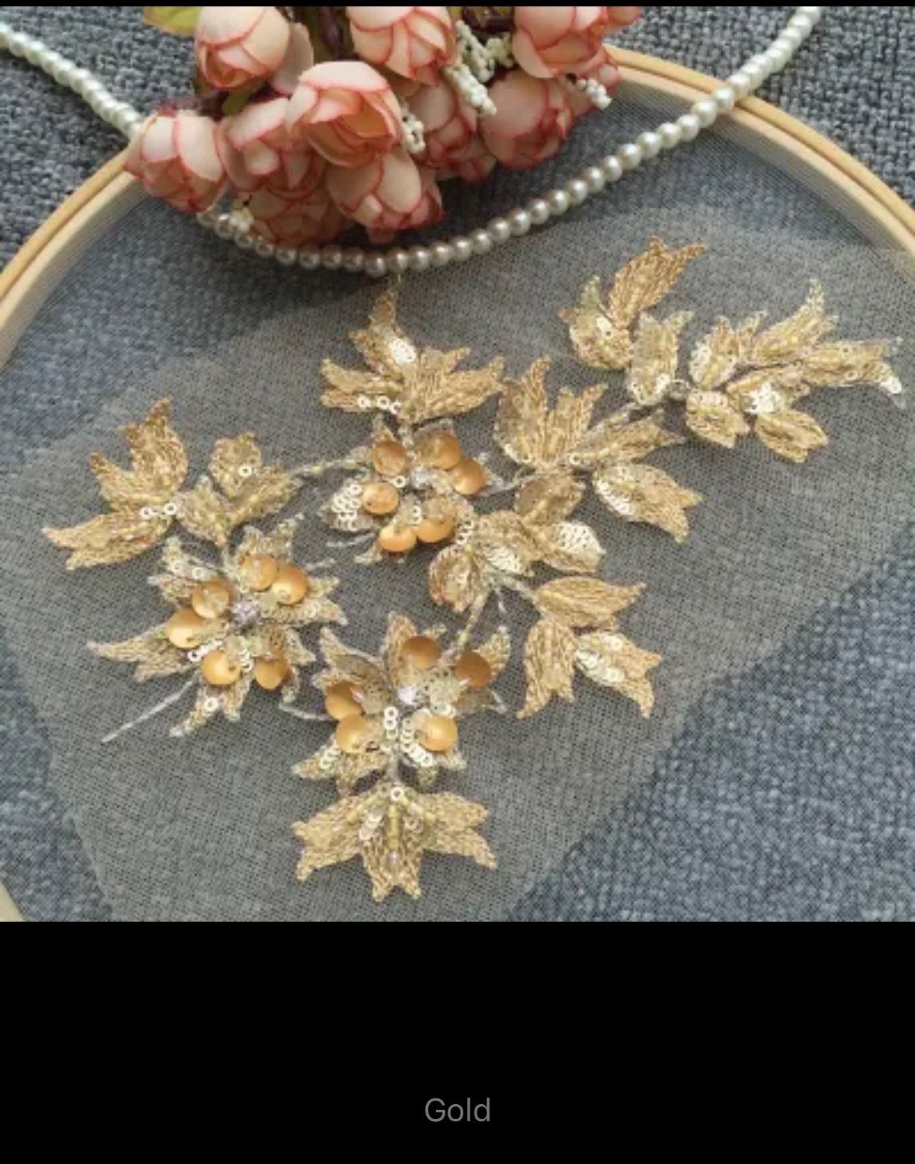 Isla Embellished Applique (M112)