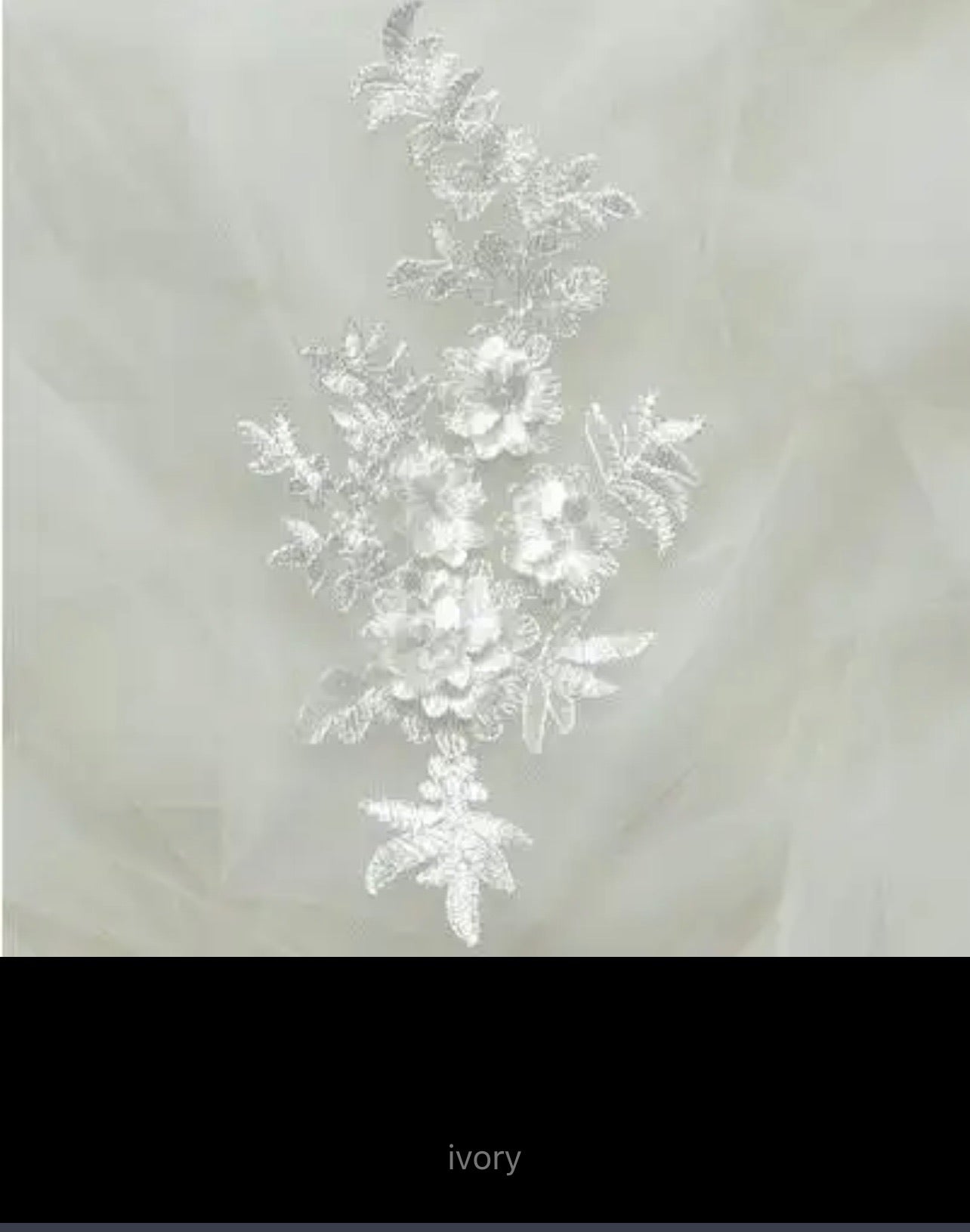 Luna 3D Lace Applique (M113)
