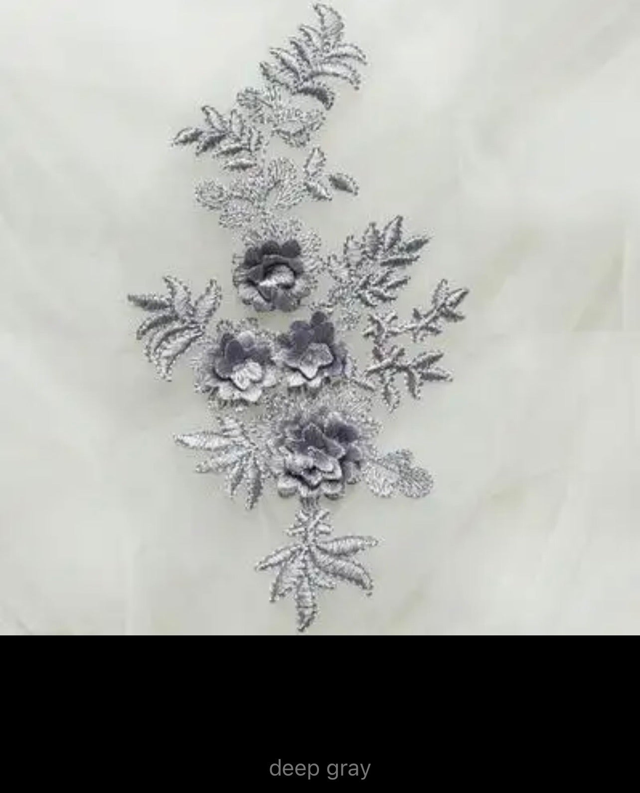 Luna 3D Lace Applique (M113)