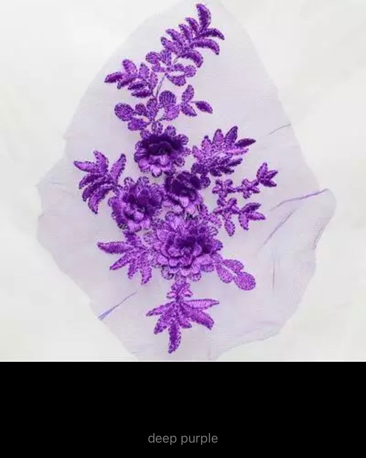 Luna 3D Lace Applique (M113)