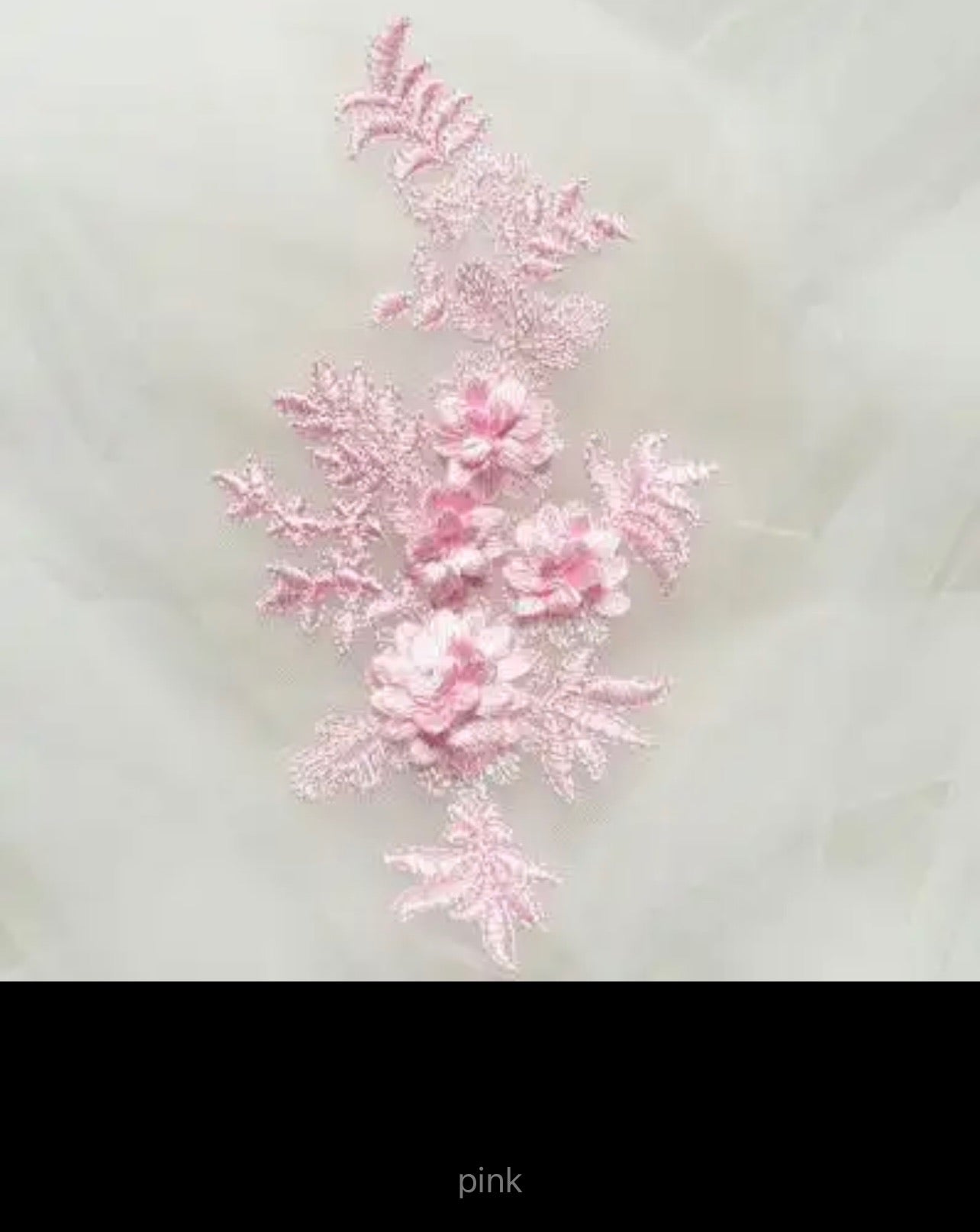 Luna 3D Lace Applique (M113)