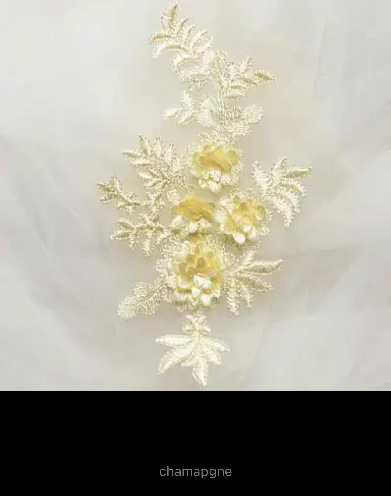 Luna 3D Lace Applique (M113)