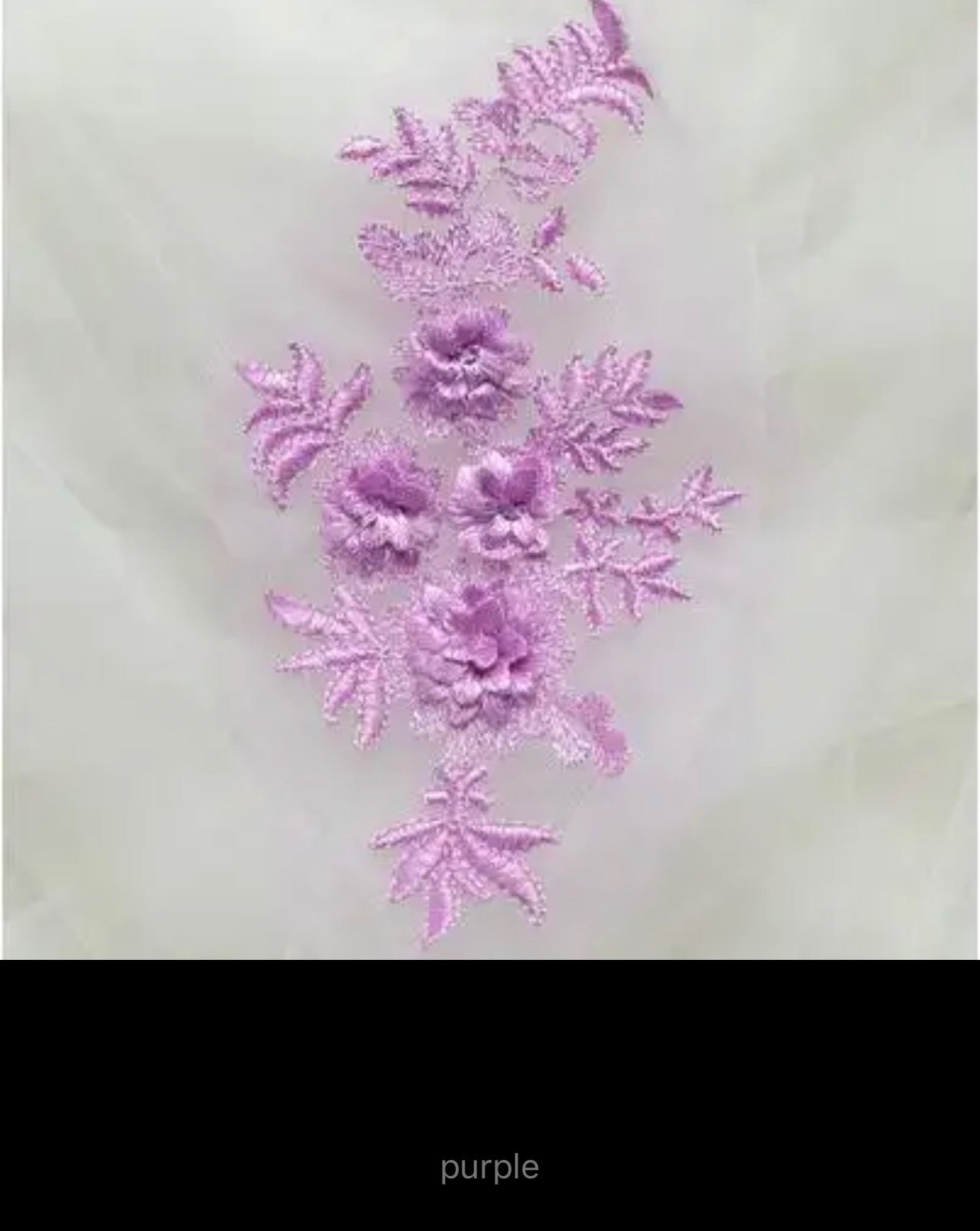 Luna 3D Lace Applique (M113)
