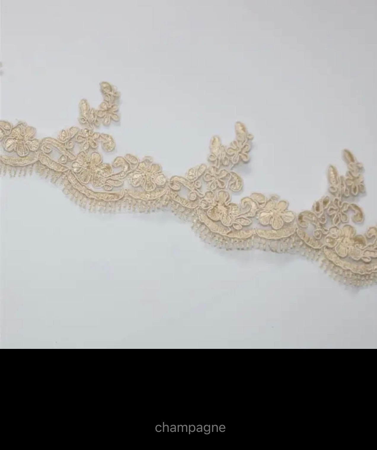 Mia Embroidered Lace Trim (M117)