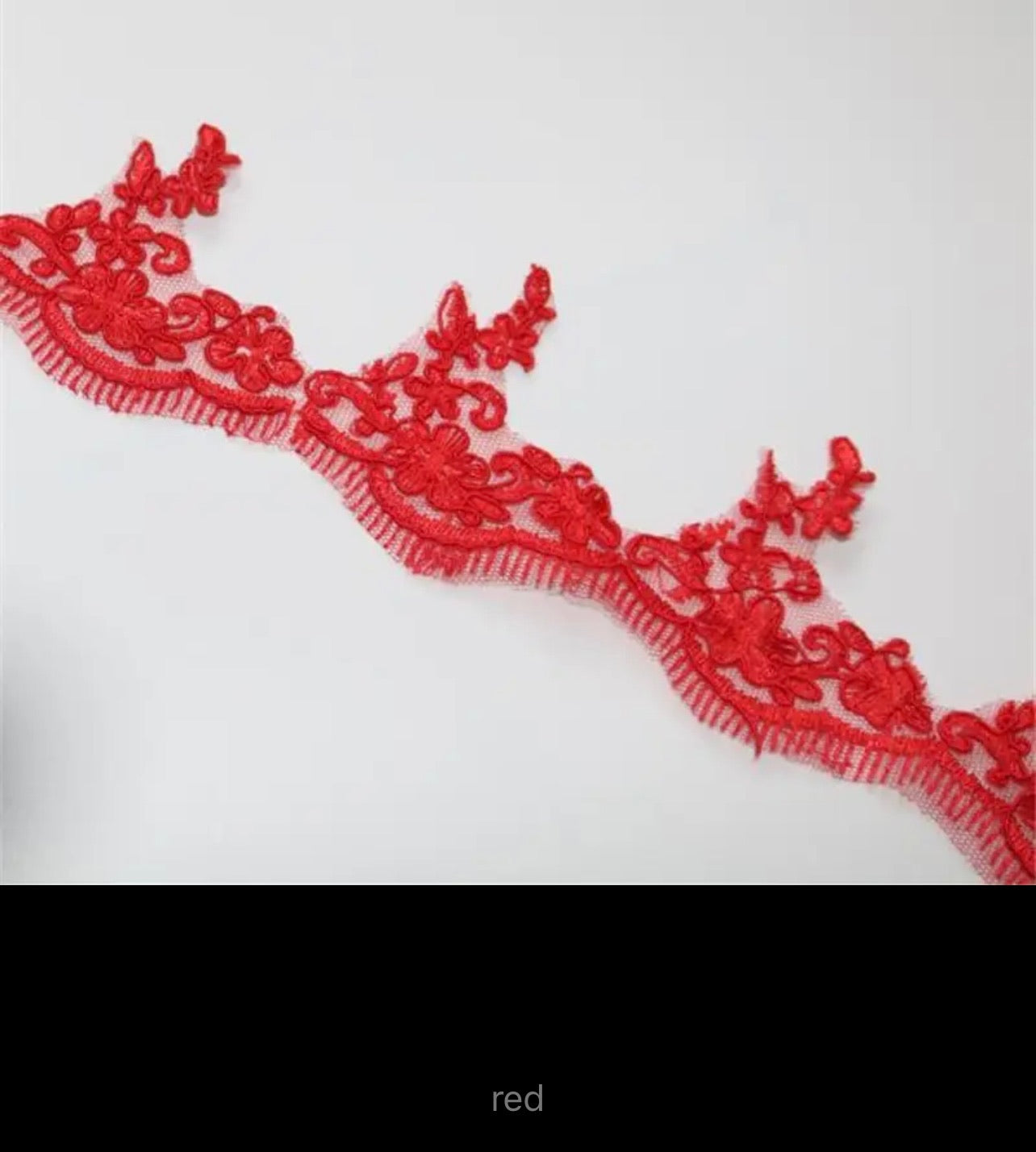 Mia Embroidered Lace Trim (M117)