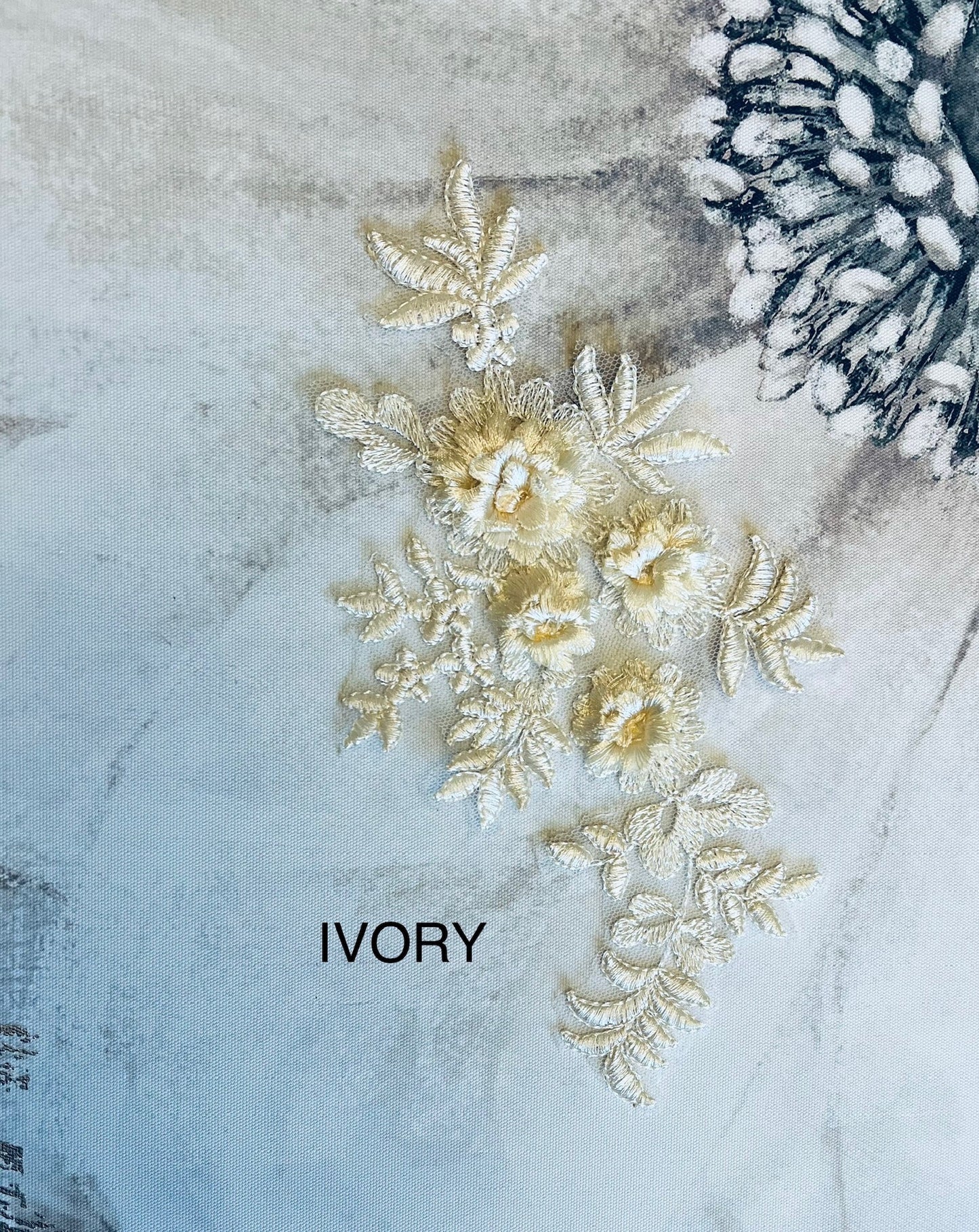 Luna 3D Lace Applique (M113)