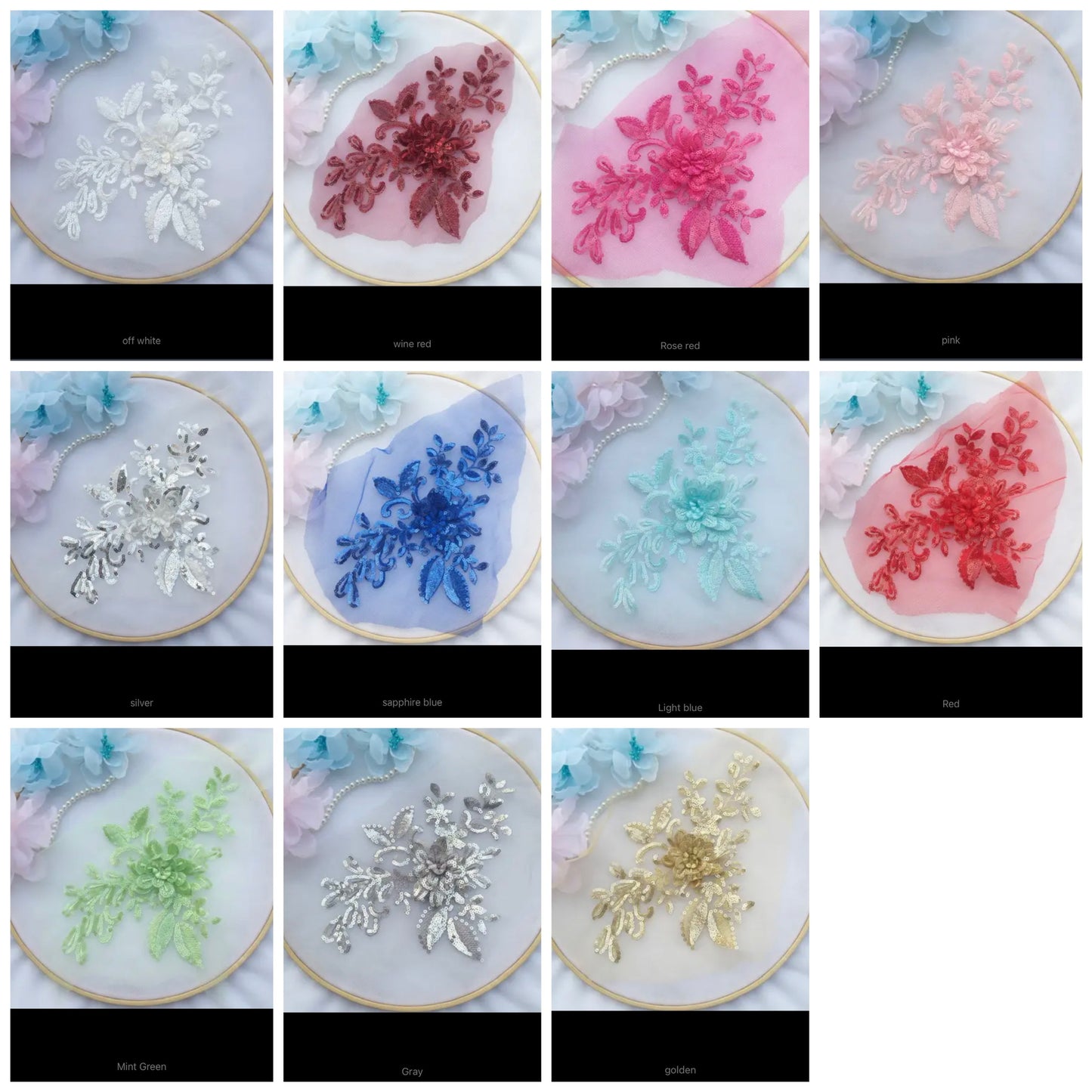 Harper 3D Fine Sequinned (M114)