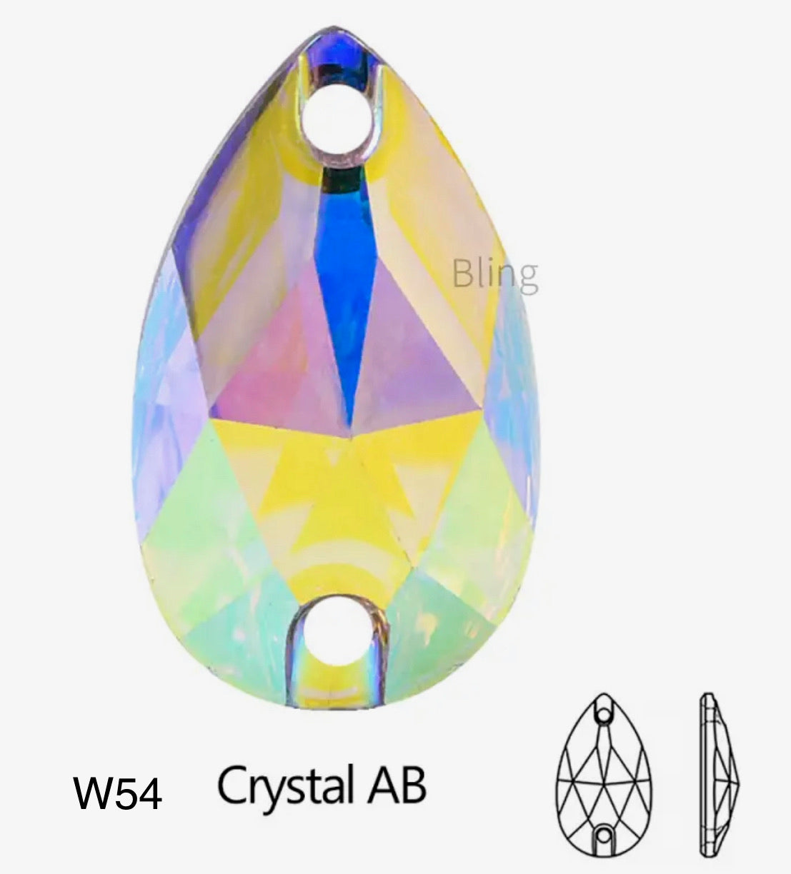 Teardrop Acrylic (G51)